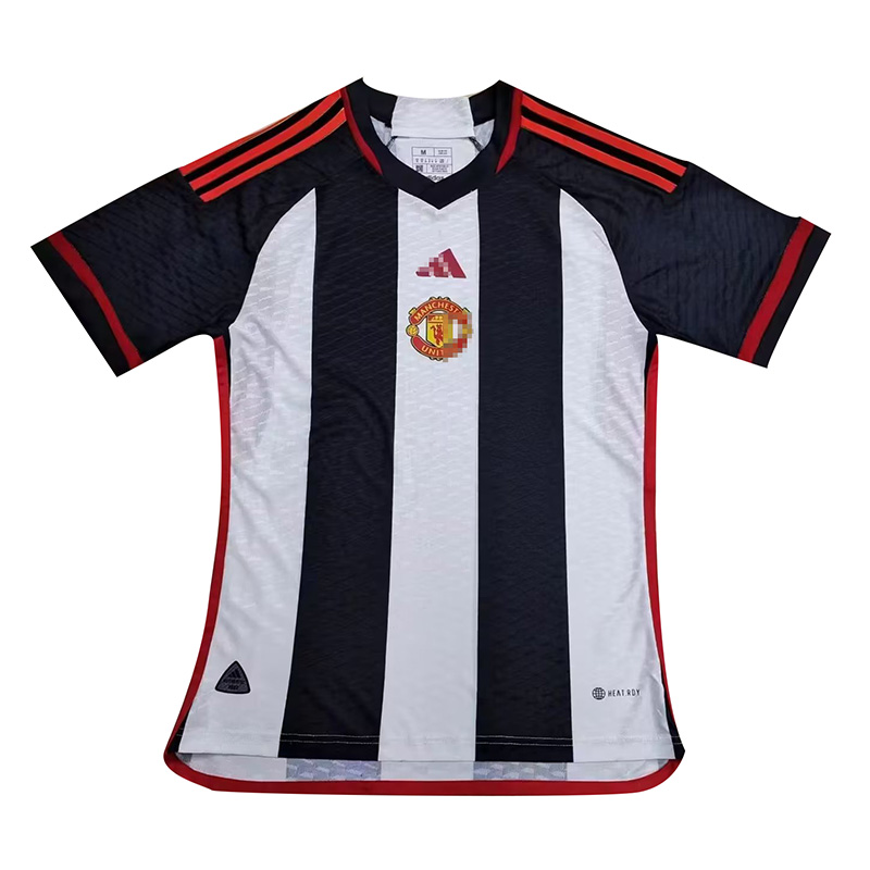 Camiseta Manchester United Negro/Blanco 2023/2024